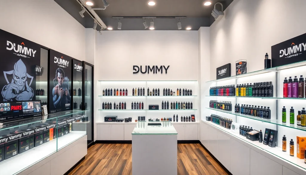 Discover the latest dummy vapes price range with vibrant products on display at the vape shop.