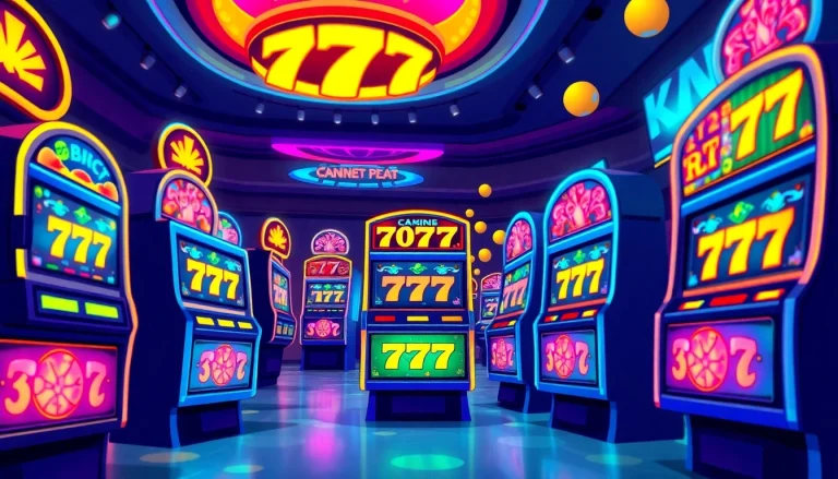 Play exciting สล็อต777 slot machines with eye-catching graphics in a lively casino atmosphere.