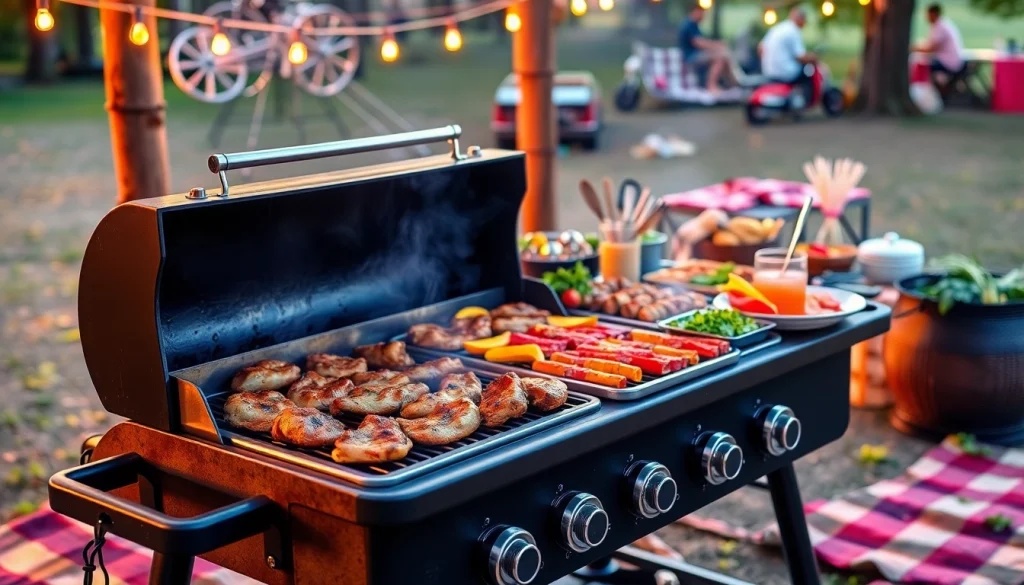 Delicious catering experience with Caterer für Grillbuffet und BBQ in Berlin featuring a colorful BBQ spread.