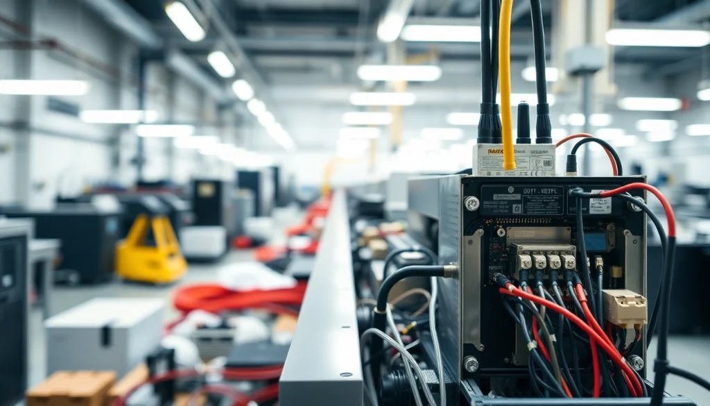 Manufacturing process of a Power Supply Manufacturer showcasing intricate details and technology.