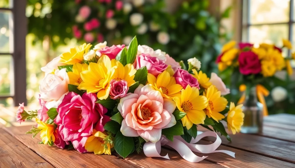 Stunning floral display from an Irvine florist showcasing vibrant blooms and elegant arrangements.
