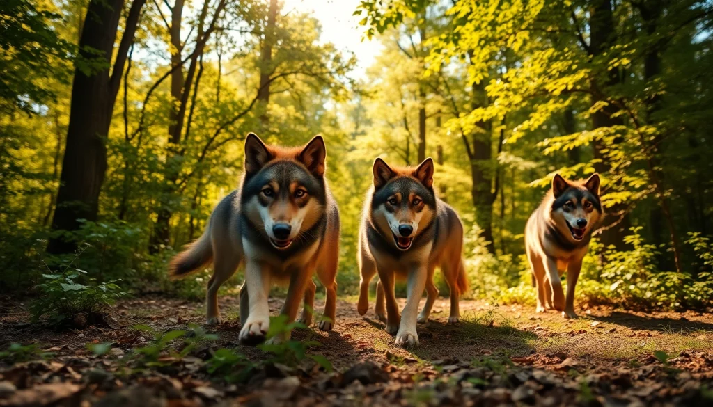 Watch playful wolves in their natural habitat, depicting the essence of wild life at www.sudswild.com.