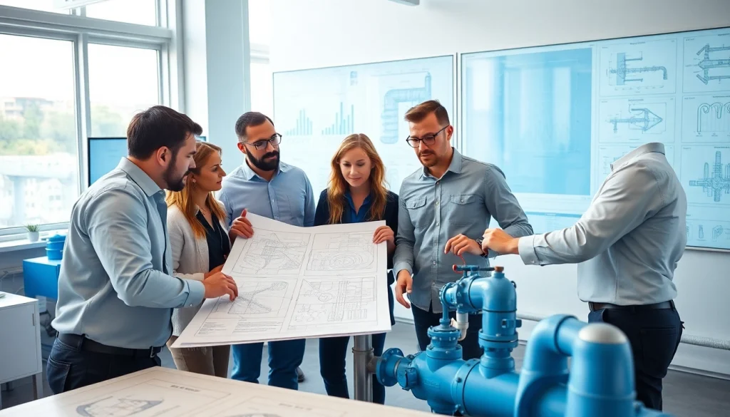 Analyze efficient systems with professionals from a piping stress Analysis Company. Collaboration in an engineering office setting.