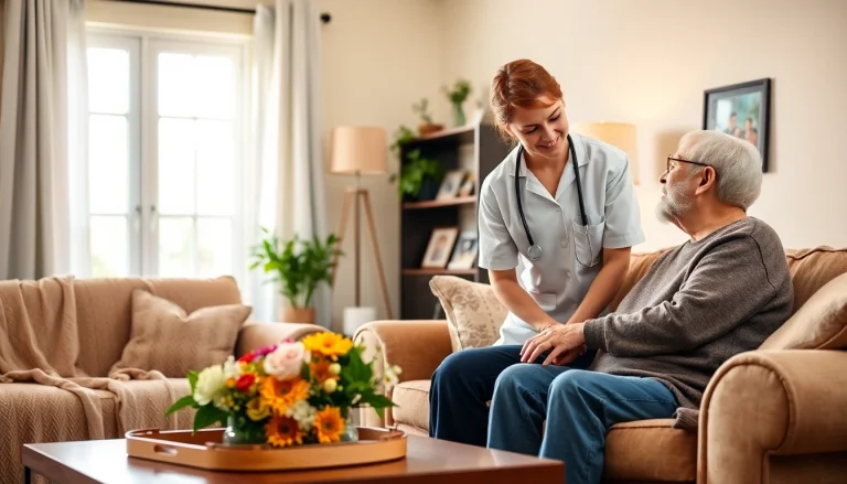 Explore compassionate austin senior home care through a warm, inviting caregiving scene.
