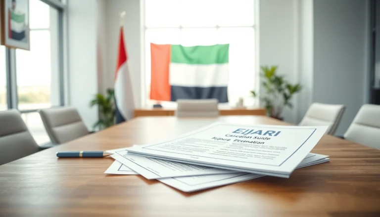Learn about ejari cancellation in Dubai with essential documents and guidance displayed prominently.