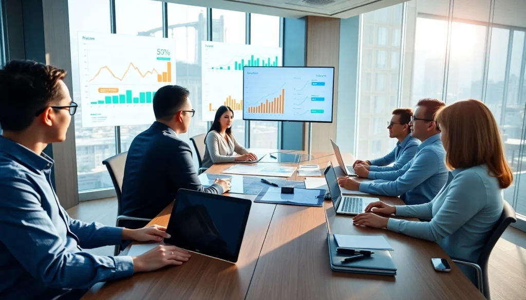 Menganalisis data Macau di kantor modern dengan tim profesional.