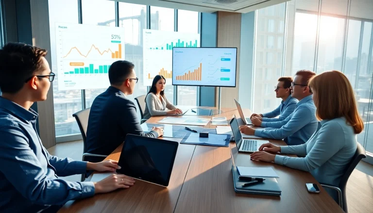 Menganalisis data Macau di kantor modern dengan tim profesional.