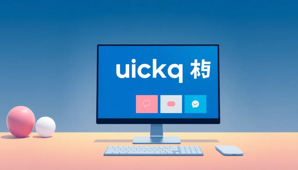 Engaging desktop interface visual for quickq官网, showcasing modern design elements and functionality.