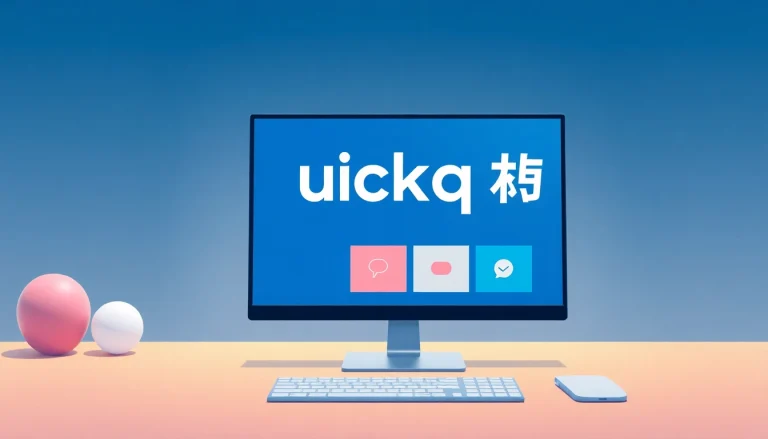 Engaging desktop interface visual for quickq官网, showcasing modern design elements and functionality.