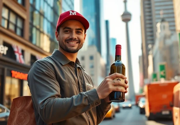 Experience lcbo delivery Toronto with convenience as a driver showcases quality wine delivery.