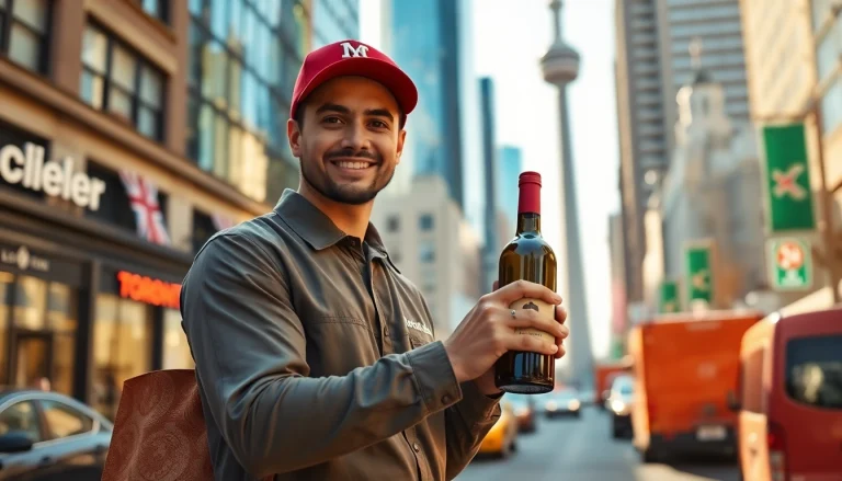 Experience lcbo delivery Toronto with convenience as a driver showcases quality wine delivery.