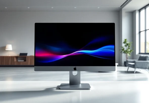 Buy Apple Pro Display XDR monitor showcased in a modern office environment for professionals.