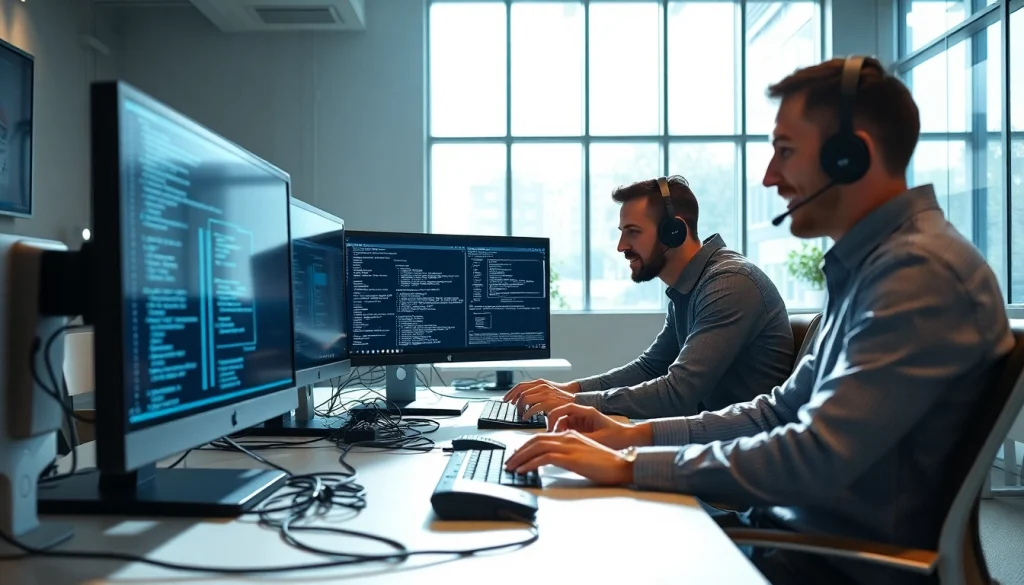 Providing expert Remote IT Support Markham in a dynamic office environment.