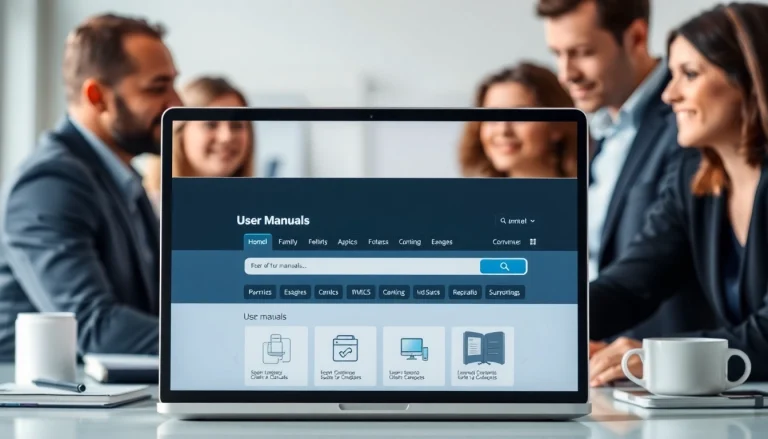 Access the user-friendly interface of https://manualsfact.com/ showcasing various product manuals efficiently.