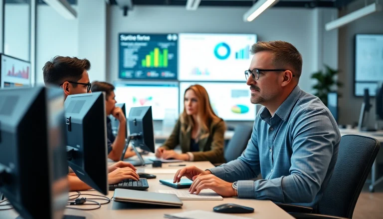 Managed IT provider professionals collaborating to deliver innovative tech solutions.