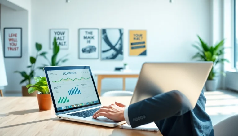 Analyze SEO metrics effectively at https://inkwellmarketinggroup.com/seo with expert insight in a modern office.