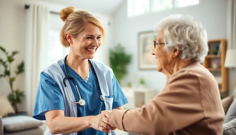 Senior caregivers in Austin TX supporting elderly clients in a caring home environment.