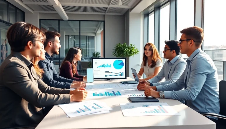 Gathering insights on competitive intelligence during a business meeting.