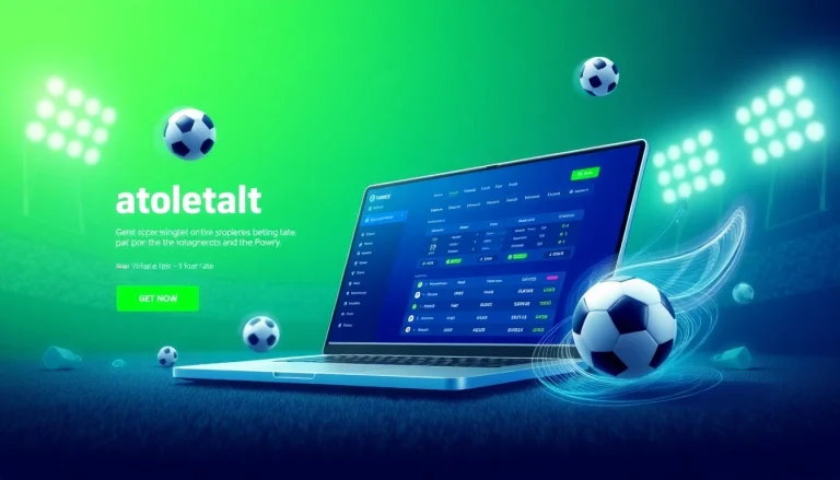 Engaging scene of situs judi bola featuring vibrant soccer graphics and user-friendly betting interface.