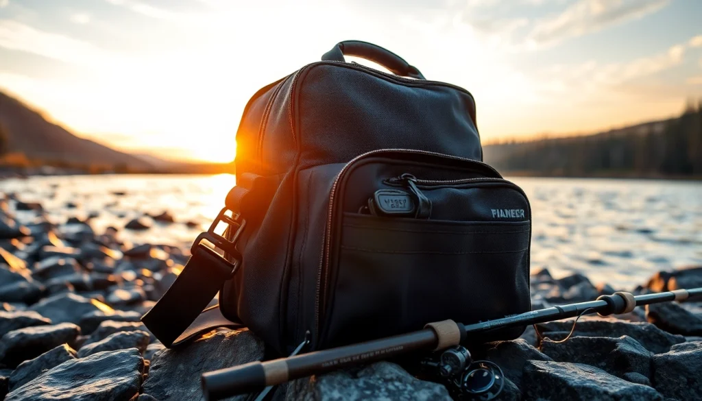 Organize your fishing gear with this versatile fly fishing bag, ideal for outdoor adventures.