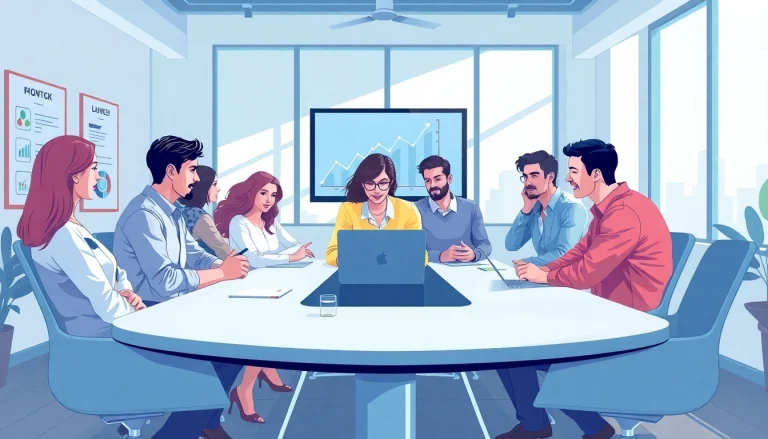 Entrepreneurs collaborating in a professional setting, embodying the essence of launchsuccessfulstartup.