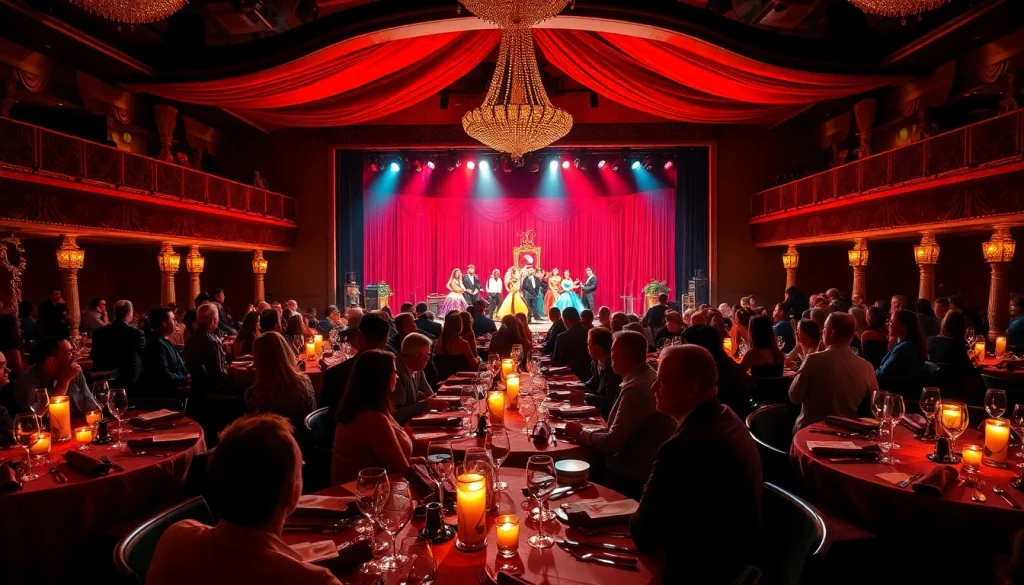 Experience the excitement of a dinner theater las vegas with vibrant performers and delighted audiences.