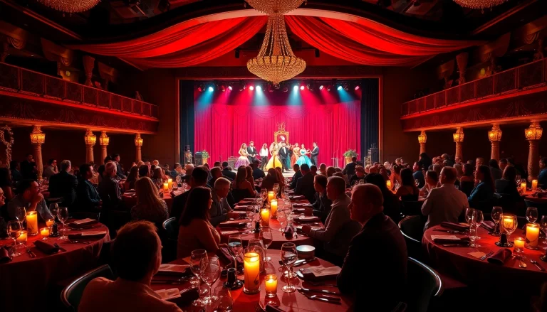 Experience the excitement of a dinner theater las vegas with vibrant performers and delighted audiences.