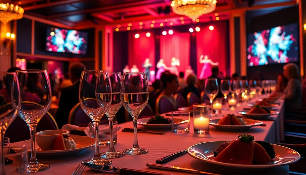 Enjoy an exquisite las vegas dinner theater experience with captivating live performances.